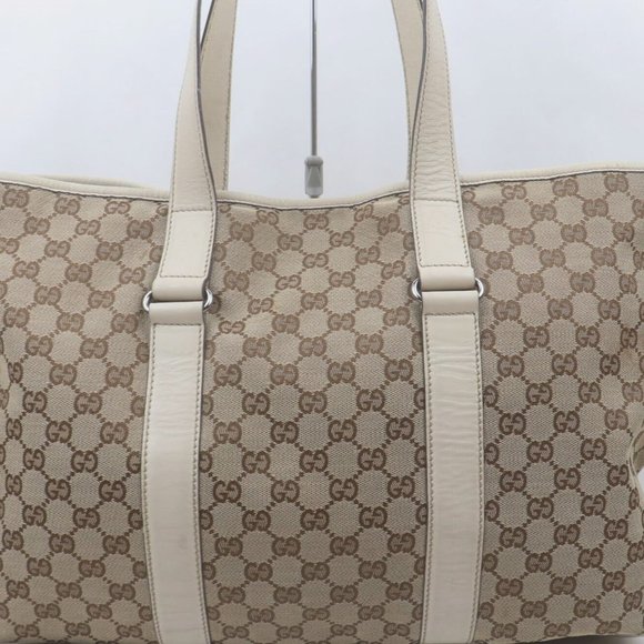 Gucci Tote Bag Brown Canvas - Picture 6 of 13
